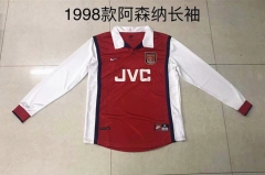Retro Version 1998 Arsenal Home Red Thailand LS Soccer Jersey AAA-510