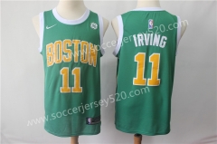 Boston Celtics #11 City Version Green NBA Jersey