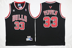 Chicago Bulls #33 Black NBA Jersey