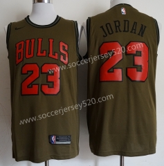 Chicago Bulls #23 Army Green NBA Jersey
