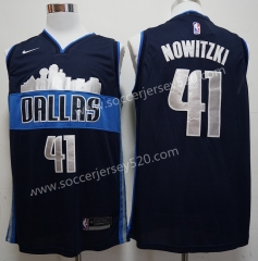 Dallas Mavericks #41 Dark Blue City Version NBA Jersey