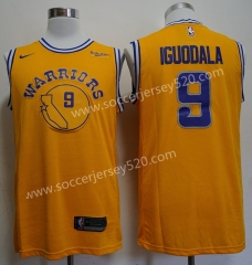 Golden State Warriors Vintage Yellow NBA Jersey