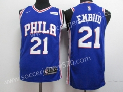 Philadelphia 76ers Blue NBA Jersey