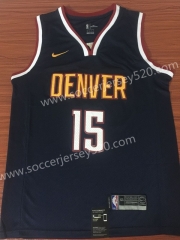 Denver Nuggets #15 Black NBA Jersey