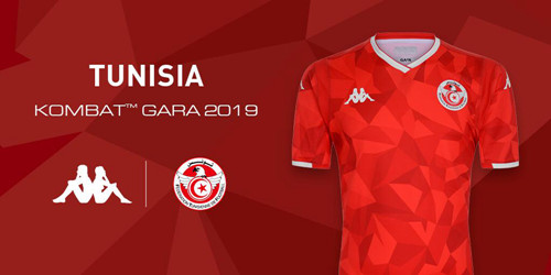 Kappa released the Tunisian national team 2019 home jersey
