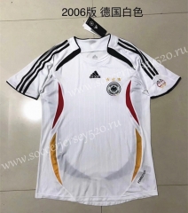 2006 Season Germany Home White Retro Version Thailand Soccer Jersey AAA-510