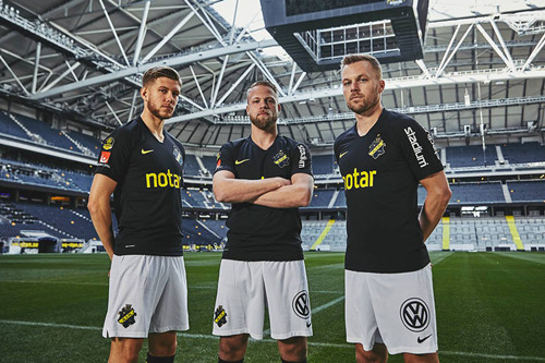 AIK Club 2019 season home jersey