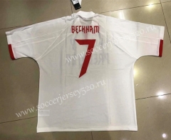 Beckham White #7 Commemorative EditionThailand Soccer Jersey AAA-510