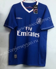 2003-2005 Season Chelsea Home Blue Retro Version Thailand Soccer Jersey AAA-811