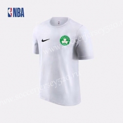 Boston Celtics NBA White Cotton T Jersey