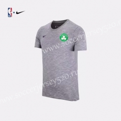 Boston Celtics NBA Gray Cotton T Jersey