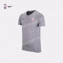 Houston Rockets NBA Gray Cotton T Jersey