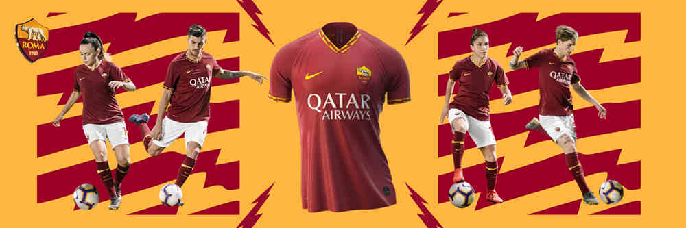 Nike released the home jersey of Rome 2019/20 season