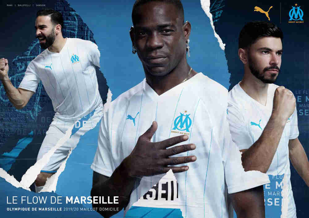 PUMA released home jersey for Marseille 2019/20 season