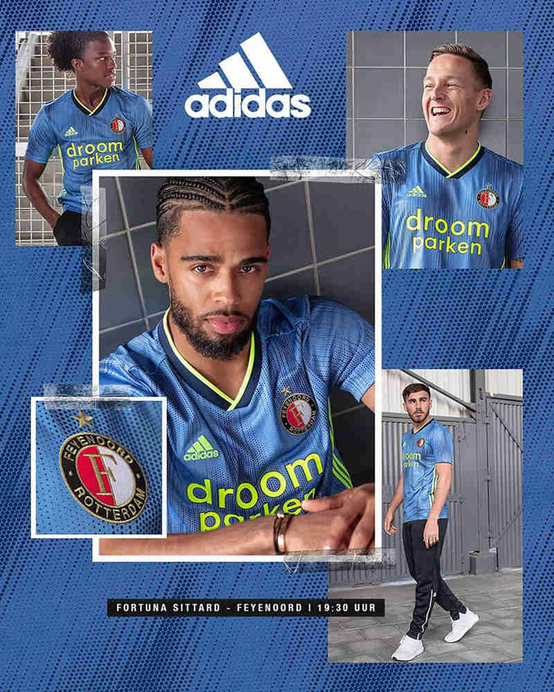 Adidas released Feyenoord 2019/20 season away jersey