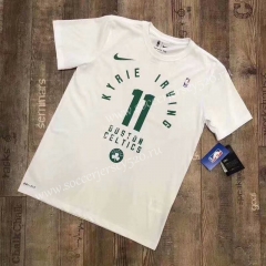 Boston Celtics NBA White #11 Cotton T Jersey-CS