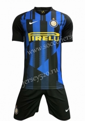 20th Anniversary Inter Milan Blue&Black Commemorative Edition Soccer Uniform