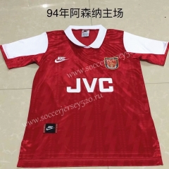 1994 Season Arsenal Home Red Retro Version Thailand Soccer Jersey AAA-DG
