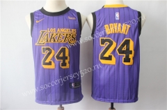 Los Angeles lakers #24 Purple NBA Jersey