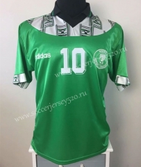 Retro Version 1994 Nigeria Green Thailand Soccer Jersey AAA-803