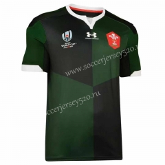 2019 World Cup Wales Away Green Thailand Rugby Shirt