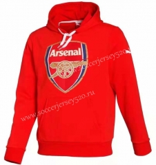 2019-2020 Arsenal Red Thailand Soccer Tracksuit With Hat-LH