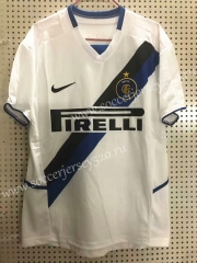 Retro Version 2002-2003 Inter Milan Away White Thailand Soccer Jersey AAA-811