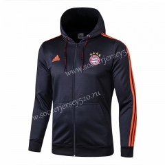 2019-2020 Bayern München Royal Blue Thailand Soccer Jacket With Hat-815