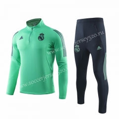 2019-2020 Real Madrid Green Soccer Tracksuit-GDP