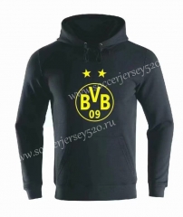 2019-2020 Borussia Dortmund Black Thailand Soccer Tracksuit With Hat-CS