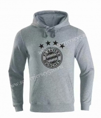 2019-2020 Bayern München Gray Thailand Soccer Tracksuit With Hat-CS