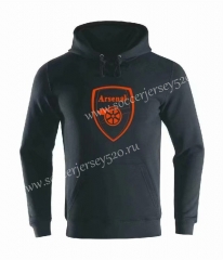 2019-2020 Arsenal Black Thailand Soccer Tracksuit With Hat-CS