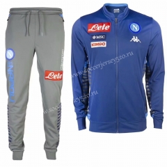 2019-2020 Napoli Blue Soccer Jacket Uniform-LH