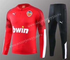 2019-2020 Valencia Red Thailand Soccer Tracksuit -418