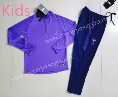 2019-2020 Tottenham Hotspur Purple Kids/Youth Tracksuit Uniform-GDP