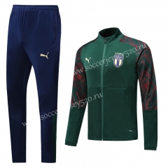 2019-2020 Italy Green Thailand Training Soccer Jacket Uniform-LH