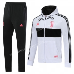 2019-2020 Juventus White Thailand Soccer Jacket Uniform With Hat-LH