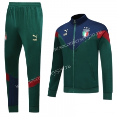 2019-2020 Italy Green Thailand Soccer Jacket Uniform-LH