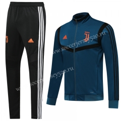 2019-2020 Juventus Lake Blue Thailand Training Soccer Jacket Uniform-LH