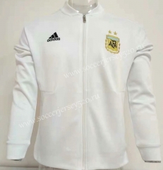 2019-2020 Argentina White Thailand Soccer Jacket-SJ
