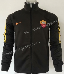 2019-2020 Roma Dark Gray Thailand Soccer Jacket -SJ
