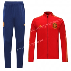 European Cup 2020 Spain Red (Ribbon) Thailand Soccer Jacket Unifrom-LH