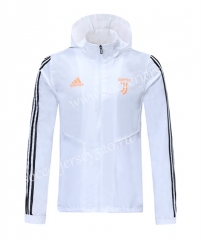 2019-2020 Juventus White Trench Coats With Hat-LH