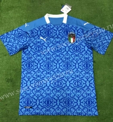 2020 European Cup Italy Home Blue Thailand Soccer Jersey AAA-403