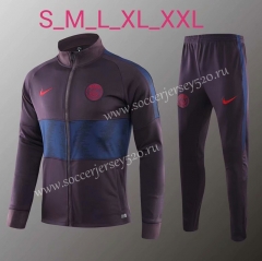 2019-2020 Paris SG Brown Thailand Soccer Jacket Uniform-418
