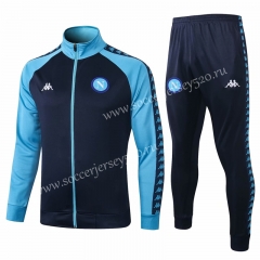 2019-2020 Napoli Royal Blue Soccer Jacket Uniform-815