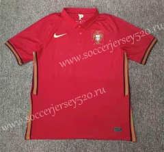 2020 European Cup Portugal Home Red Thailand Soccer Jersey AAA-807