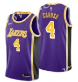 Los Angeles lakers #4 Purple NBA Jersey