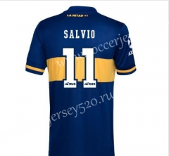 2020-2021 Boca Juniors Home Blue #11 SALVIO Thailand Soccer Jersey AAA