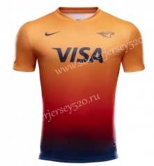 2020 Panthers Home Orange Rugby Shirt